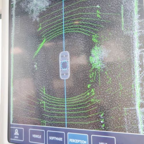 Lasererfassung der Ugebung durch den Shuttle